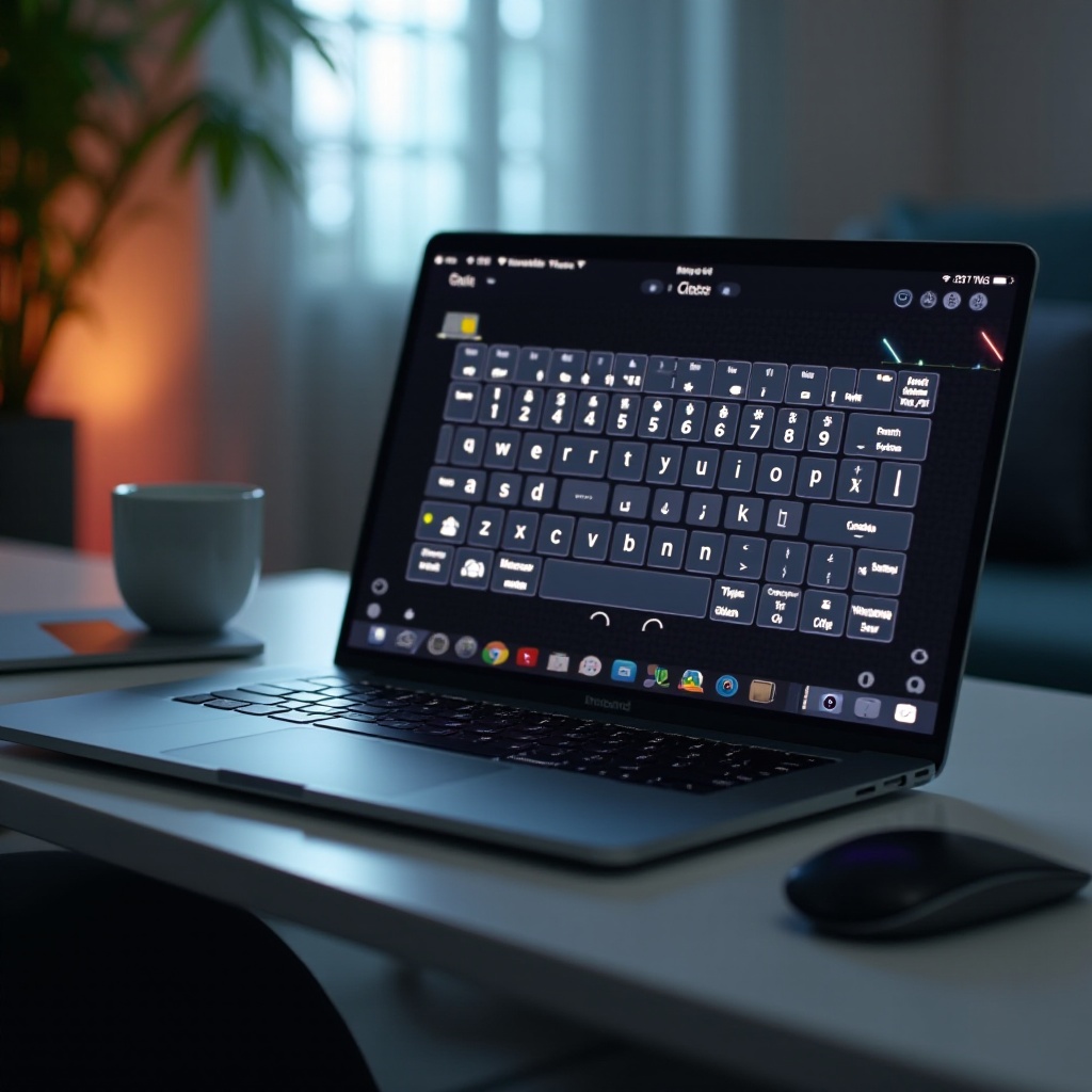 jak używać klawiatury ekranowej na laptopie