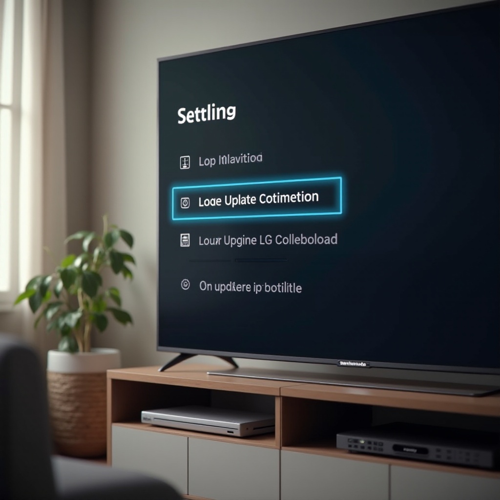 как обновить программное обеспечение на телевизоре LG