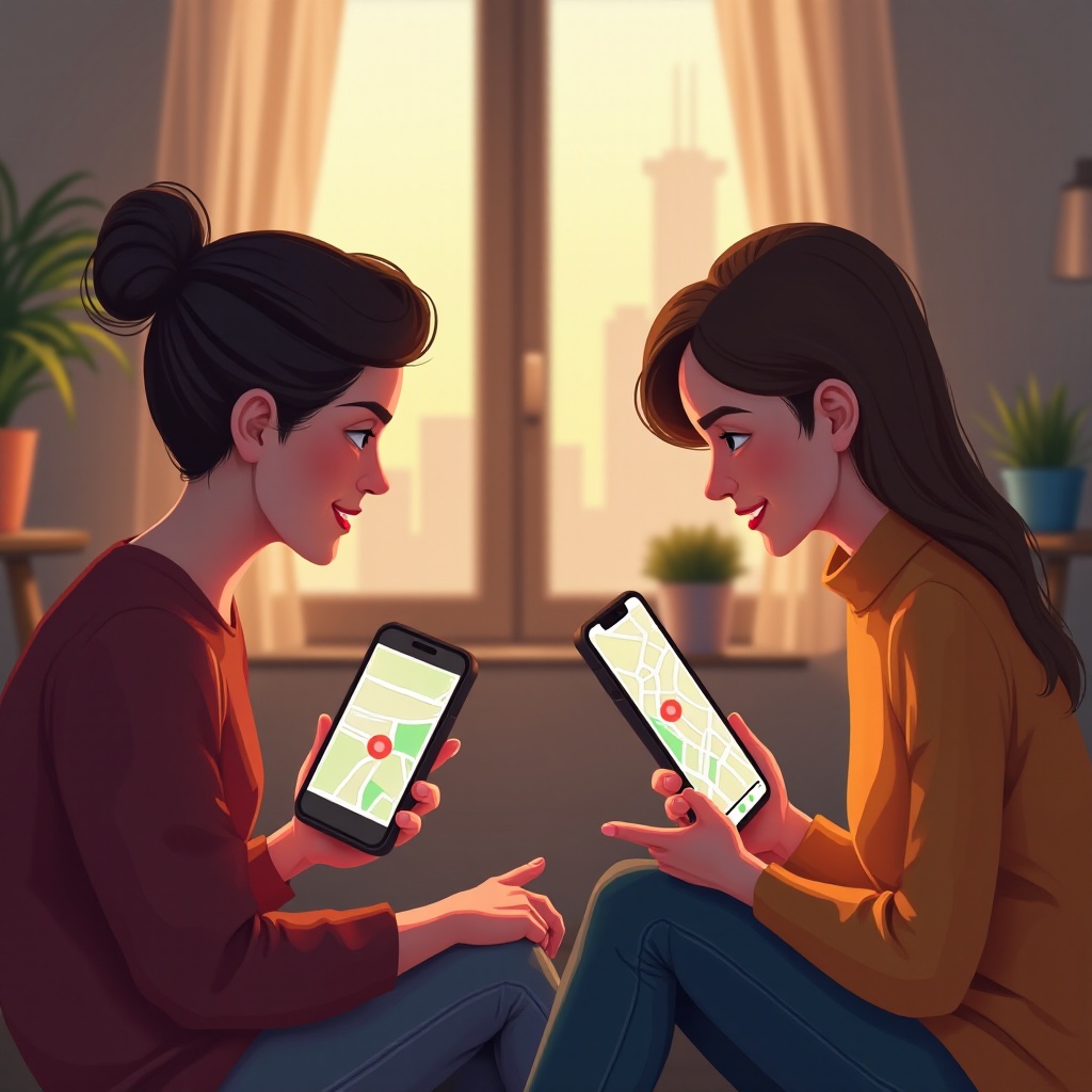 วิธีที่ดีที่สุดในการแชร์ตำแหน่งระหว่าง iPhone และ Android