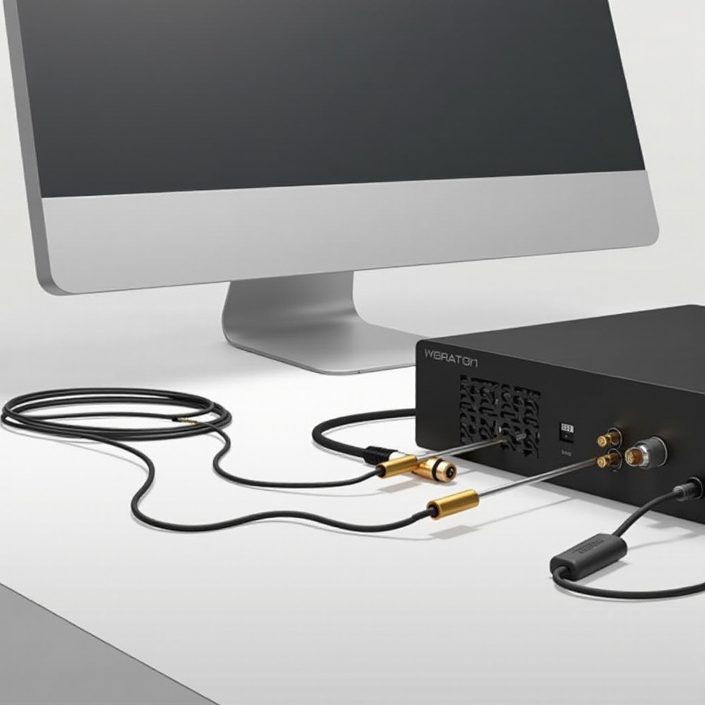 como conectar o computador ao amplificador