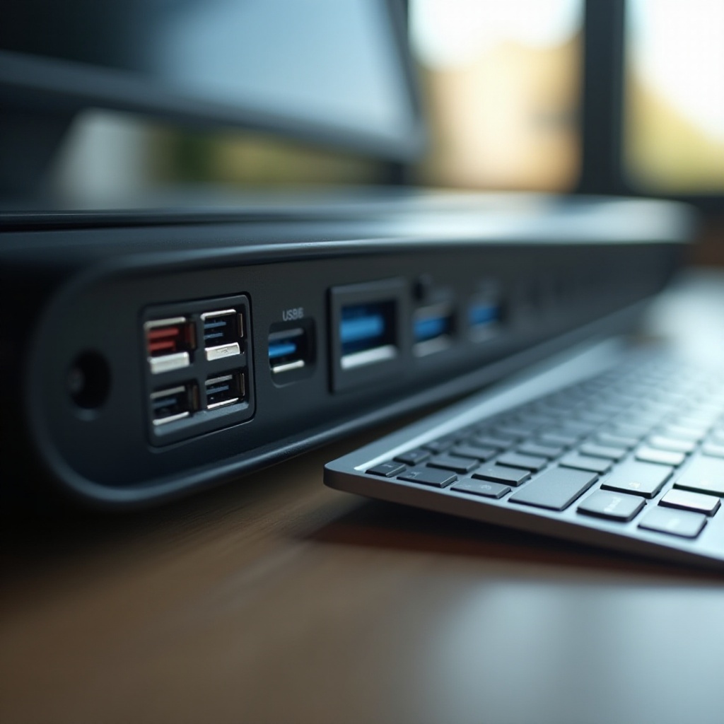 พอร์ต USB บนเดสก์ท็อปของฉันคืออะไร