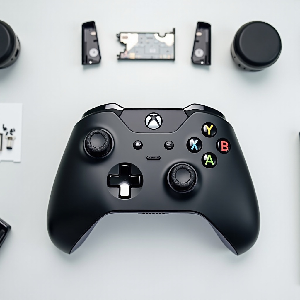 desmontagem do controle xbox series x