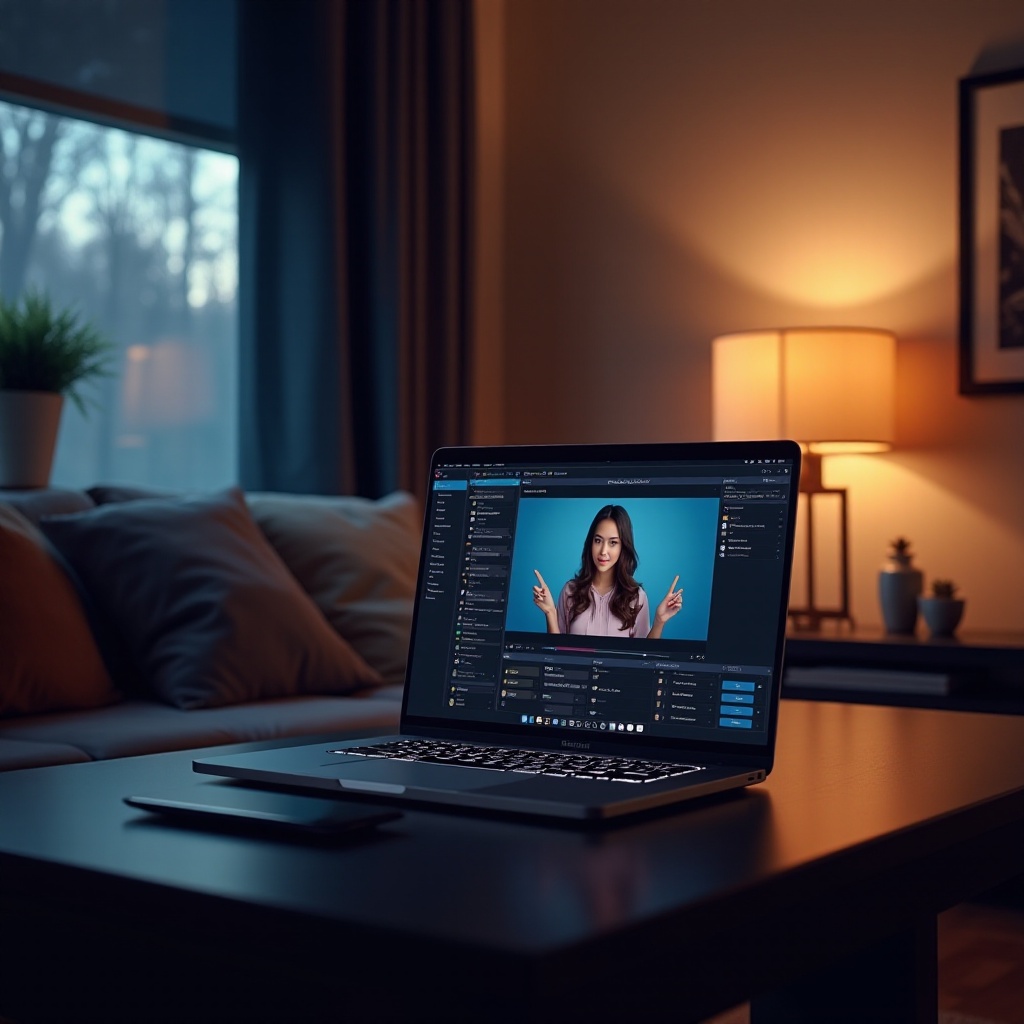 você pode transmitir com um laptop