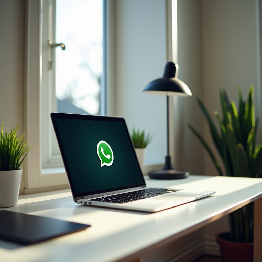 สถานะของแล็ปท็อปสำหรับ WhatsApp