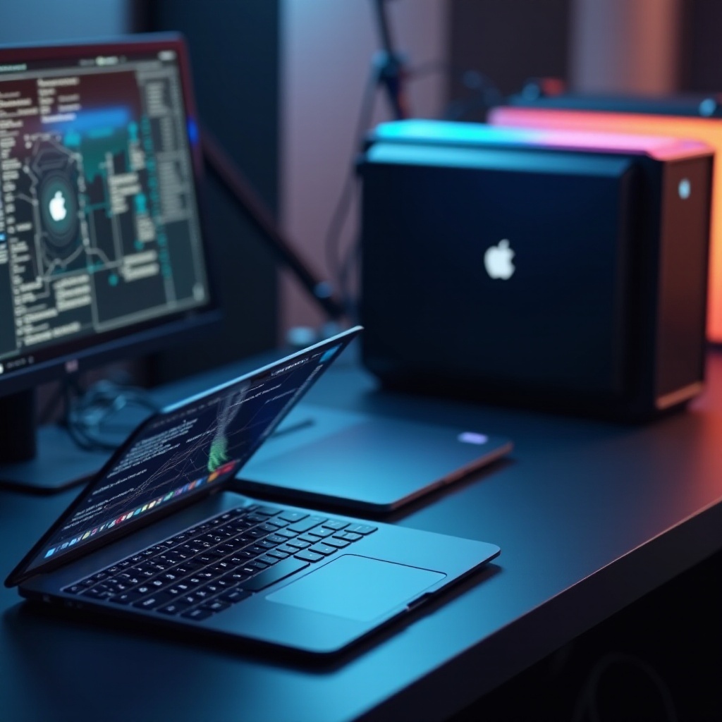 configuração de laptop e PC