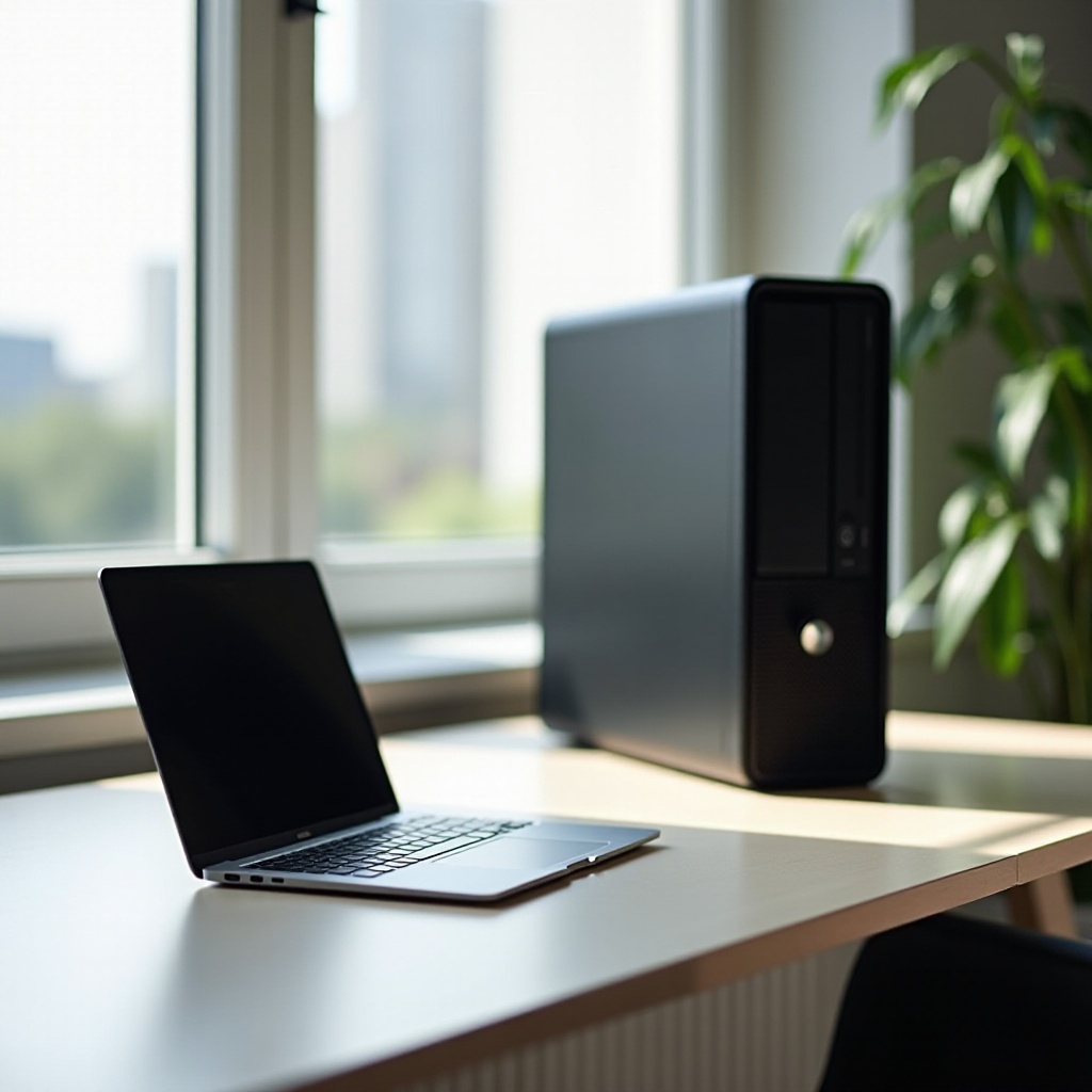 การตั้งค่าแล็ปท็อปและพีซี