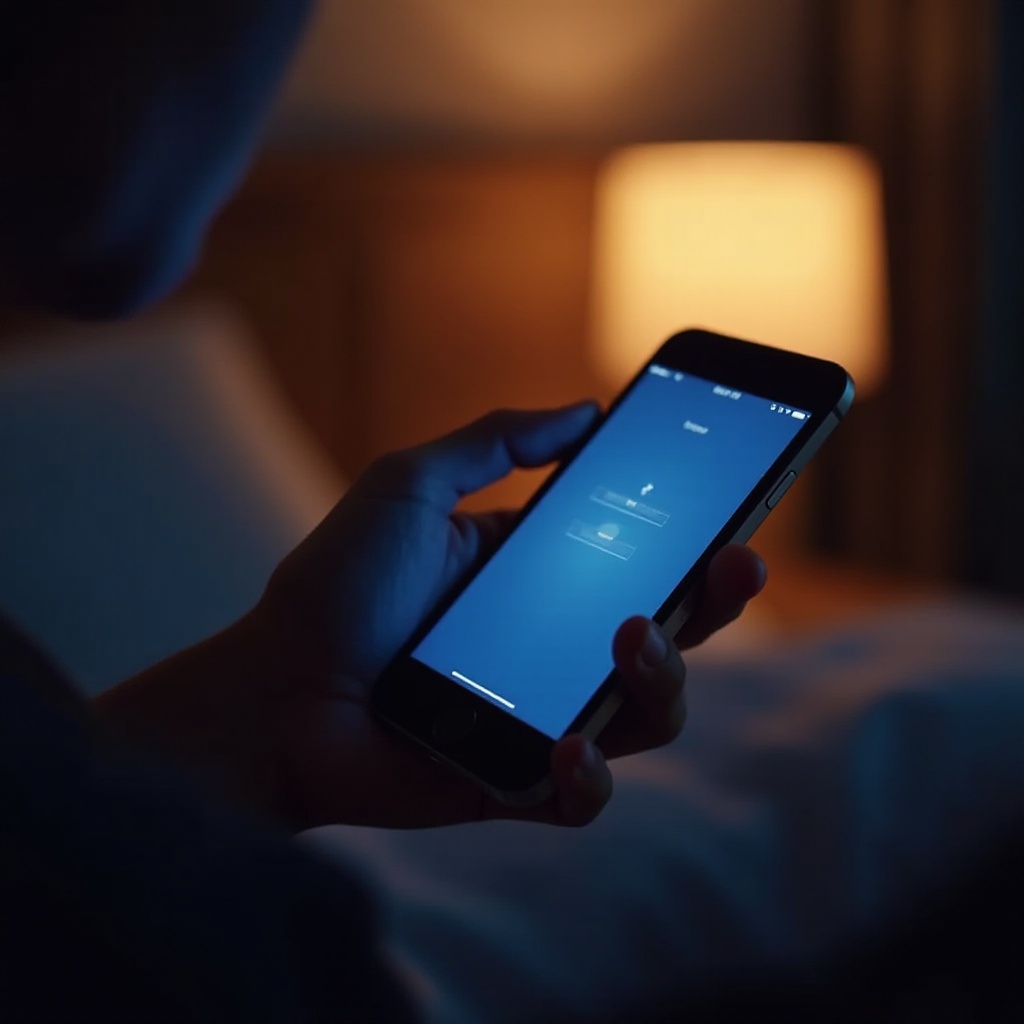 ปิดแสงสีฟ้าบนไอโฟน