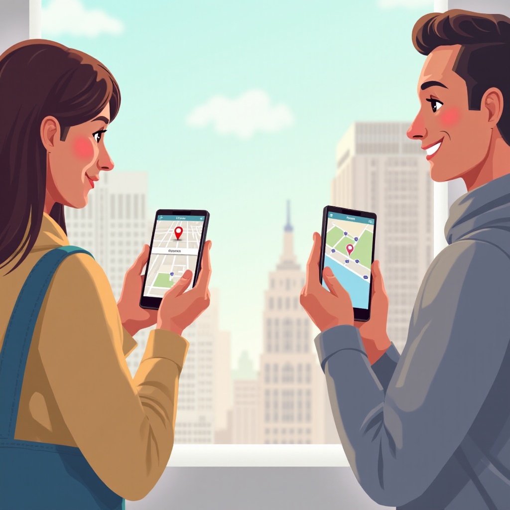 лучший способ поделиться местоположением между iPhone и Android