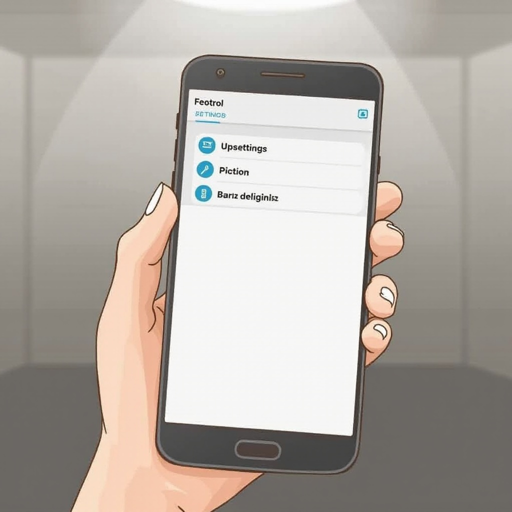 redefinir PIN no telefone Android